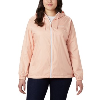 Columbia Flash Forward Lined Windbreaker Plus Size, Chamarras Rosas Para Mujer | 815973-HQX